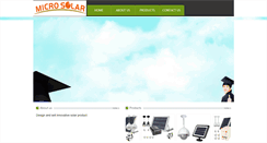 Desktop Screenshot of microsolarinc.com